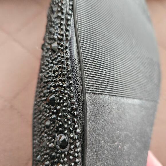 Torrid Embellished Ballet Flat Bow Black Sz 10.5 WW NWOT - Picture 11 of 11